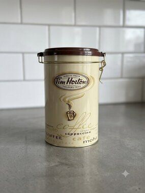 2005 vintage, limited-edition Tim Hortons collectible coffee tin (#005)